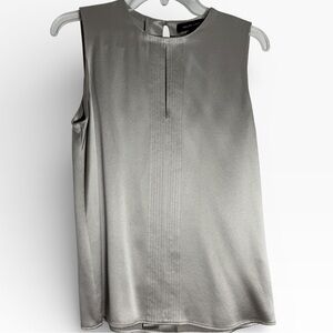 Ralph Lauren Metallic Gray Sleeveless Top - Elevated Chic - Size 6